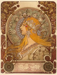 Zodiac by Alphonse Mucha