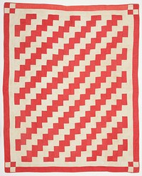 Child's Quilt, 'Zigzag' or 'Streak of Lightning'