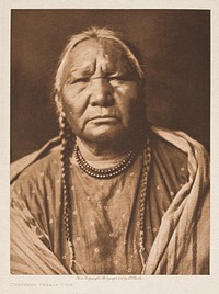 Cheyenne Female Type by Edward Sheriff Curtis