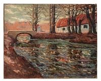 River Landscape by Ernest Lawson