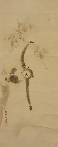 Gibbon by Kanō Tan yū