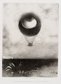 À Edgar Poe by Odilon Redon