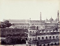 View of the Bara Imambara Complex by Samuel Bourne