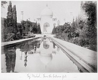 Taj Mahal, from the Entrance Gate by Samuel Bourne