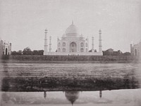Taj Mahal, from the River by Samuel Bourne