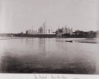 Taj Mahal - from the River by Samuel Bourne