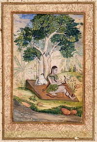 Asavari Ragini, Fourth Wife of Shri Raga, Folio from a Ragamala (Garland of Melodies)