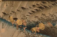 Shōno: Driving Rain by Utagawa Hiroshige