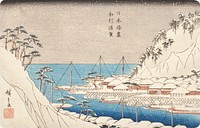 Uraga in Sagami Province by Utagawa Hiroshige