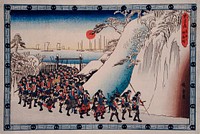 The Night Attack, Sixth Episode: Offering Incense by Utagawa Hiroshige