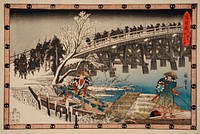 Act XI First Episode: The Night Attack Advances by Utagawa Hiroshige