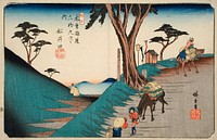 Station 17, Matsuida by Utagawa Hiroshige