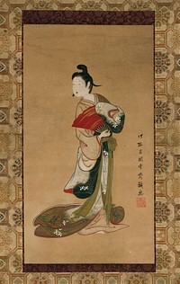 Courtesan by Tsukioka Sessai