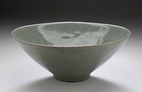 Bowl with Carved Peony Scroll Design