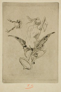 A Clef des champs by Félicien Victor Joseph Rops