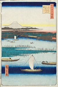 Dividing Pool at Mitsumata by Utagawa Hiroshige