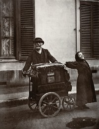 Street Musicians by Eugène Atget