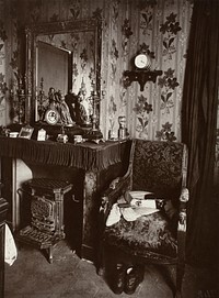 Paris Interior by Eugène Atget