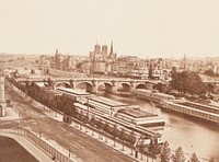 Paris, Panorama De La Cite, No. 52 by Edouard Denis Baldus