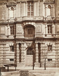 Biblioteque Imperiale Du Louvre by Edouard Denis Baldus