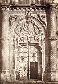 Portal, Mendoza Palace, Guadalajara by Charles Clifford