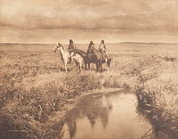 The Three Chiefs - Piegan by Edward Sheriff Curtis