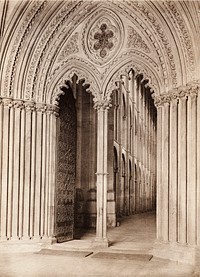 Ely, Galilee Porch Into The Nave by Frederick H Evans