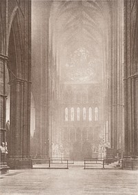 Westminster Abbey: Across The Transepts (#5) by Frederick H Evans