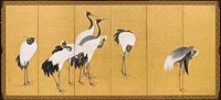 Cranes by Maruyama Ōkyo