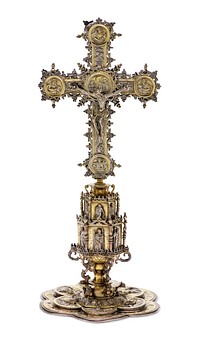 Altar Cross (Cruz de altar) by Pedro Hernández Atenciano