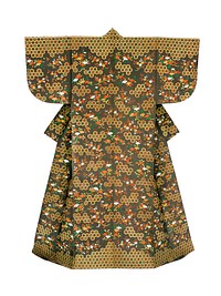 Samurai-Class Woman’s Summer Formal Outer Robe (Koshimaki)