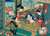 Hour of the Snake by Utagawa Kunisada