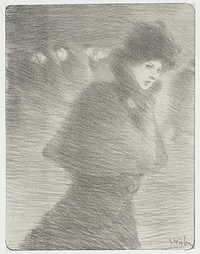 Une femme qui passe by Théophile Alexandre Steinlen