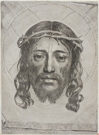 Saint Veronica's Veil by Claude Mellan