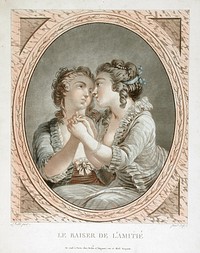 Le Baiser de l'amitié by Jean François Janinet