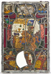 Heraldic Panel:  Arms of Muller and Anna Vetter