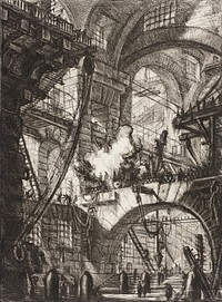 The Smoking Fire by Giovanni Battista Piranesi