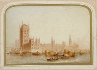 Houses of Parliament by George Baxter