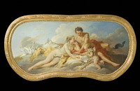 Venus and Mercury Instructing Cupid by François Boucher