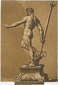 Statuette of Neptune by John Baptist Jackson and Giovanni da Bologna