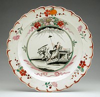 Plate by Leeds Pottery