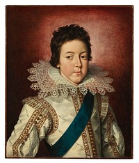 Portrait of Louis XIII, King of France as a Boy by Frans Pourbus II