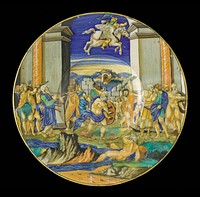 Plate with Scene from Ariosto’s 'Orlando Furioso' by Francesco Xanto Avelli da Rovigo
