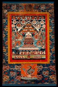 Commemoration Thangka for Bhimaratha Rite