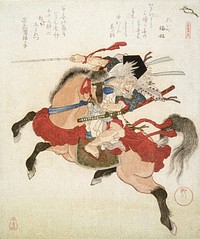 Miura no Ōsuke by Yanagawa Shigenobu