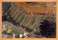 The Siege of Lanka, Folio from a Ramayana (Adventures of Rama)
