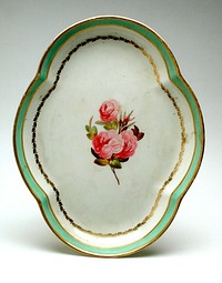 Quatrefoil Dish by Derby Porcelain Works and Edward Withers