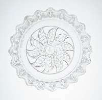 Toddy Plate by Boston and Sandwich Glass Factory