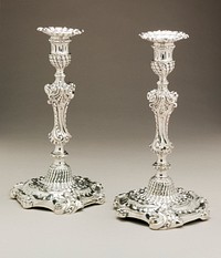 Pair of Candlesticks by Paul Storr