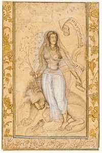 Allegorical Figure of Fortitude (?) by Basawan